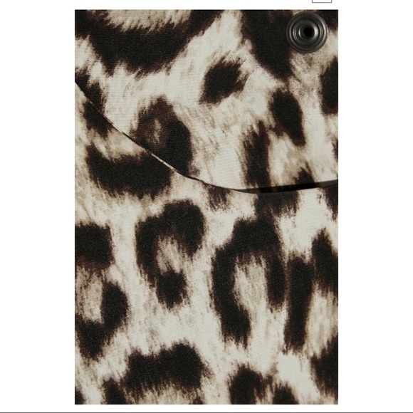 💥SALE Rag&Bone Leopard Print Short Cocktail Dress - Picture 4 of 8